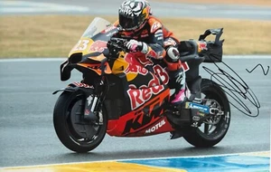 Foto firmada a mano de Enea Bastianini 12x8 autógrafo Red Bull KTM MotoGP 2025 5 - Imagen 1 de 1