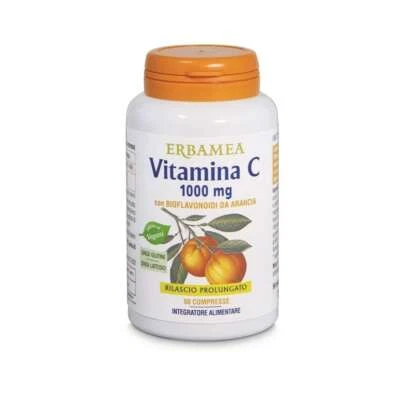 Erbamea Vitamina C 1000mg Integratore Alimentare, 90 compresse