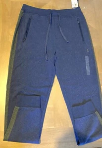 $125 Polo Ralph Lauren Men’s Lounge Jogger Sz Small Inseam 28” Navy Gray - Picture 1 of 8