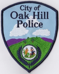 City of Oak Hill Police blue border West Virginia WV - Picture 1 of 1