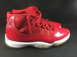 JORDAN 11 RETRO HIGH WIN LIKE '96 RED SNEAKERS (SIZE 12)  - Picture 1 of 10