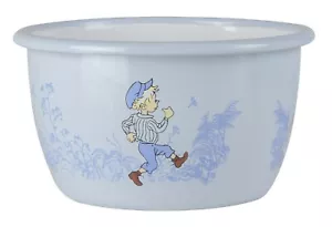 Ciotola Smaltata Emil di Longberga Blu 0,3 L Muurla - Foto 1 di 2