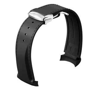 Armbänder für Omega Seamaster Uhr, gebogenes Ende Kautschukband kompatibel mit Omega... - Bild 1 von 7