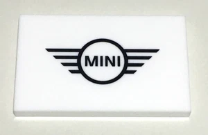 Mini Cooper Logo Desk Plaque - 5" x 3" - SKU: 6802 - Picture 1 of 4