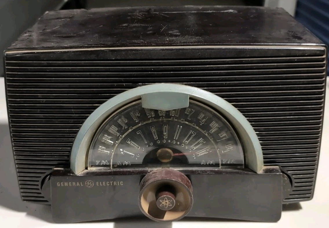 GENERAL ELECTRIC ラジオ時計　1950製MADE IN USA GENERAL ELECTRIC ラジオ時計 1950製MADE IN USA GENERAL ELECTRIC