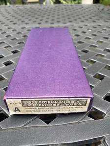Vtg Parker Brothers J-R Official Aluminum duplicate Bridge Boards - Set A 1-4 - Picture 1 of 12