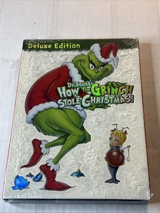 NEW SEALED Dr. Seuss' How the Grinch Stole Christmas (Deluxe Edition) (DVD, 1966 - Imagen 1 de 2