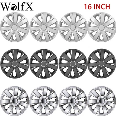 16" Universal Wheel Rim Covers HubCaps For 2011-2018 Volkswagen Jetta R16 4PCS - Изображение 1 из 4