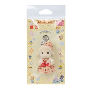 Calico Critters SLYVANIAN FAMILIES - SHEEP KEYCHAIN PINK DRESS From Japan NEW - Picture 1 of 1
