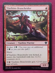 Magic The Gathering DOMINARIA UNITED FOIL VIASHINO BRANCHRIDER red card MTG - Picture 1 of 2