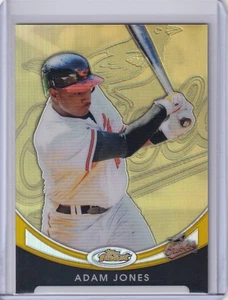 2010 Topps Finest ADAM JONES Gold Refractor Parallel 27/50 #91 Orioles - Picture 1 of 2