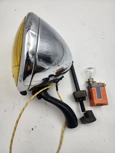 1936-1946 GUIDE 6-3/4" YELLOW 6v FOG LIGHT Cadillac, Hudson Studebaker Buick - Picture 1 of 13