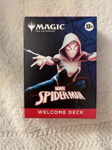 SDCC 2025 HASBRO MAGIC THE GATHERING SPIDER-MAN BARAJA DE BIENVENIDA ROJA GWEN STACY - Imagen 1 de 2