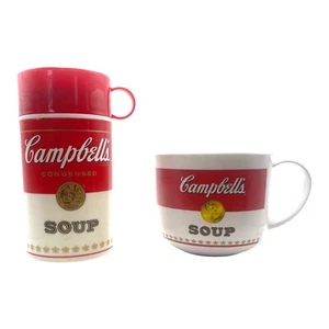 Vintage 1998 Campbell's Suppendose Behälter Thermoskanne mit 22 Unzen Suppentasse - Bild 1 von 4