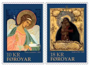 Faroer 2018 Religieuze iconen religious icons set postfris/mnh - Bild 1 von 1