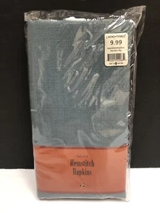 Linens N Things Set of 4 Hemstitch Napkins 17 X 17" Harvest Sky Color - Picture 1 of 9