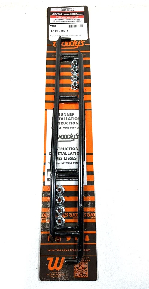 Woodys 6" Carbide Runners Arctic Cat Z370 / Z440 / Z570 1997-2006 - TAT4-9850 - Image 1 of 4