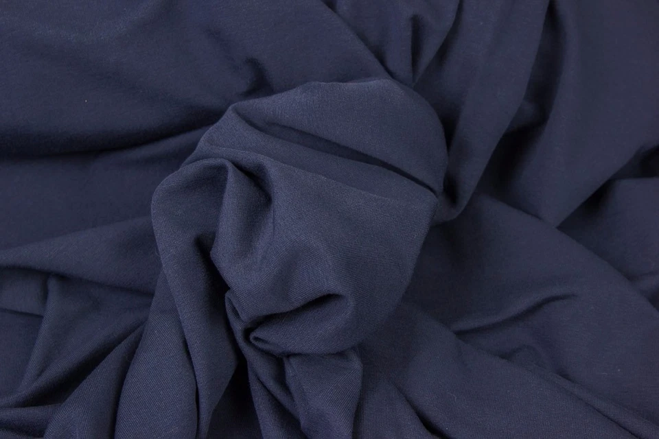 Sweat, Swafing, Maike,  *Öko-Tex Standard 100*, uni, dunkelblau, 150 cm - Bild 1 von 1