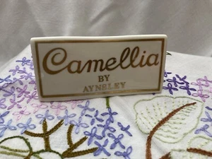 Camellia By Aynsley China Advertising Plaque - Picture 1 of 6