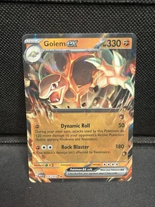 Golem ex 076/165 Double rare Scarlet & Violet 151 Pokemon Card NEAR MINT NM - Picture 1 of 2