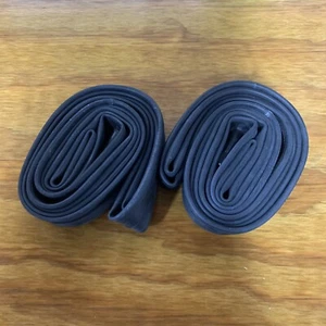 BICYCLE TUBES 27 X 1-1/4 FITS MANY SCHWINN 27" BICYCLE TIRE AND OTHERS NEW PAIR - Picture 1 of 3