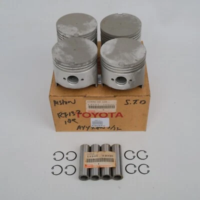 Toyota 1974-1975 CORONA DLX, STD|4 цилиндра 2,0 л поршень комплект STD новый из старых запасов подлинный Японии - Изображение 1 из 4