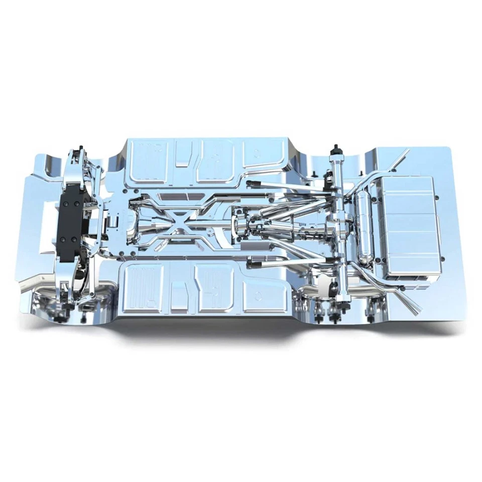 Redcat Racing RER17055 1/10 Chassis Kit for Electric RC Car (Chrome)