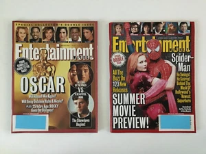 ENTERTAINMENT WEEKLY- LOT OF 2 ISSUES, 2002 Special Double Issues. Free Shipping - Picture 1 of 7