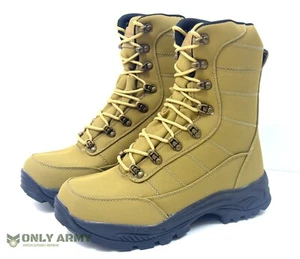 Coyote Commando Boots Dutch Army Style Tan Desert Waterproof Assault Combat Boot - Picture 1 of 12