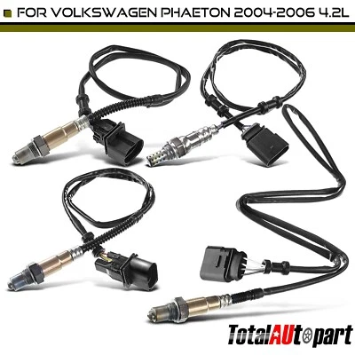 Nuevo sensor de oxígeno O2 4 piezas para Volkswagen Phaeton 2004-2006 aguas arriba y aguas abajo Foto 1 de 4