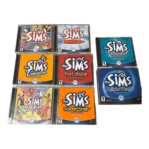 The Sims PC Game Lot With Expansion Packs Vacation Hot Date Unleashed 8 Total - Picture 1 of 5