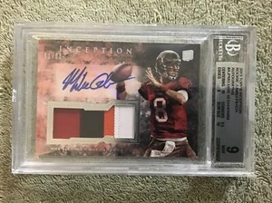 Parche Jumbo Autógrafo Topps Inception Mike Glennon Rookie RC 2013 #88 Buccaneers - Imagen 1 de 6