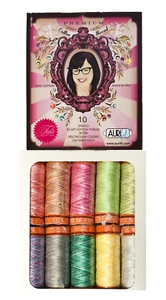Tula Pink Premium Collection 10 Small Spools 50wt Cotton - Picture 1 of 3