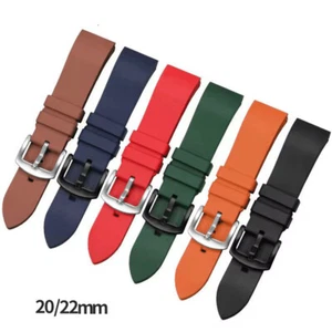 20mm 22mm Soft Silicone Watch Band Divers Replacement Strap Quick Release US * - Picture 1 of 22