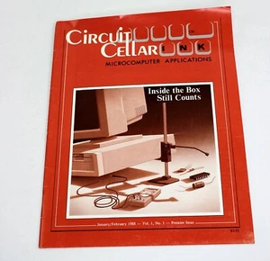 Circuit Cellar Ink Magazine Vol 1 #1 1988 Jan/Feb Vintage Computing/Computers - Picture 1 of 6