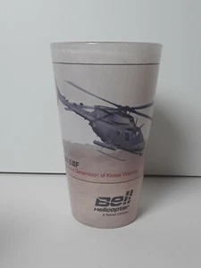 BELL HELICOPTER OH-58F OH-58D 5.75" Drinking Glass Cup Textron Company -Style 1 - Picture 1 of 12
