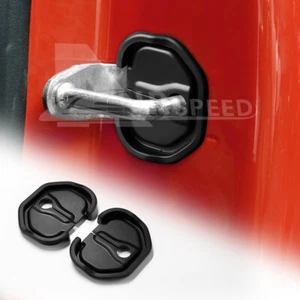 2pcs Silicone Car Auto Door Lock Cover Latch Protection For Fiat 500 Abarth 595 - Picture 1 of 10