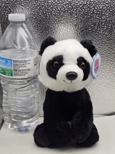 Small Fluff N Stuff Panda Bear Black White Plush Kelly Animal Soft - Picture 1 of 3