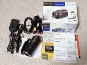 Sony HDR-CX590V Full HD Camcorder 64GB Brown Tested Japanese - Picture 1 of 10