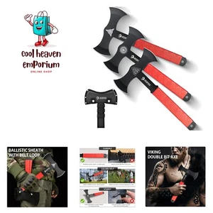 Throwing Axes and Tomahawks with Innovative TPR Rubber Handle, 11.9" Full Tan... - Picture 1 of 7