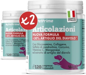 Integratore Articolazioni Cane 240 Pastiglie Articolazioni Cani Con Condroitina - Foto 1 di 12