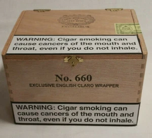 HOYO DE MONTERREY DE JOSE GENER EXCALIBUR ~RARO~ No. Caja de cigarros de madera 660 - Imagen 1 de 7