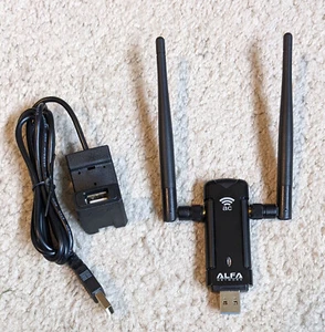 Alfa AWUS036AC 802.11ac 867Mbps USB 3.0 Dual Band Long Range WiFi USB Adapter - Picture 1 of 2