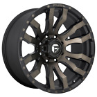 18x9 Fuel D674 BLITZ MATTE BLACK DOUBLE DARK TINT Wheel 5x5 (-12mm)