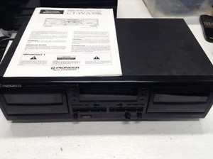 Vintage Pioneer Dual Stereo Cassette Player Auto Reverse Dolby CT-W205R Manual - Picture 1 of 6