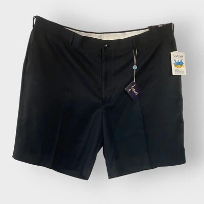 NUEVO | Pantalones cortos de golf Alan Riverer para hombre | 44 | Negro | Sorbtek | Sin hierro Foto 1 de 4