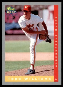 1993 Classic Best Todd Williams Columbus Clippers #37