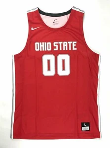 Nike Throwback Ohio State Buckeyes OSU Basketball Jersey Men's L 932149 Red - Picture 1 of 2