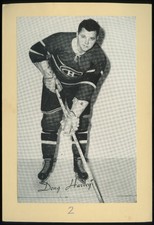1944-64 Bee Hive Hockey Photos (Group 2) Doug Harvey #NNO - Canadiens HOF