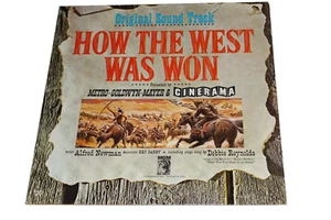 HOW THE WEST WAS WON (EX) 1964 ALFRED NEWMAN SOUNDTRACK (NM) MGM 1ESST LP - Picture 1 of 5